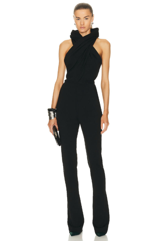 Backless Hooded Jumpsuit With Slip Pockets | Dress In Beauty